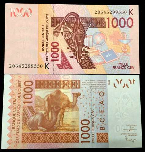 Senegal 1000 francs 2020